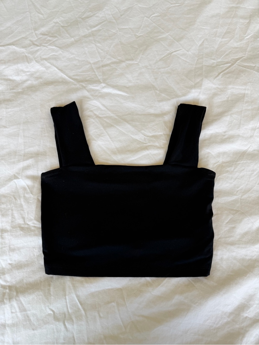 Susana Monaco Black Crop Top